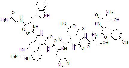 CAS 登录号：74873-14-6， 7-苯丙氨酰-肾上腺皮质激素酰胺(1-10)