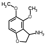 CAS#: 748752-43-4, 4,5-Dimethoxy-2,3-dihydro-1-benzofuran-3-amine