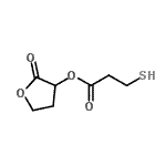 CAS#: 748798-56-3, 2-Oxotetrahydro-3-furanyl 3-sulfanylpropanoate