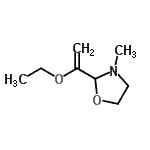 CAS#: 748809-72-5, 2-(1-Ethoxyvinyl)-3-methyl-1,3-oxazolidine