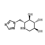 CAS#: 748814-86-0, (2R,3R,4R,5S)-2-(1H-1,2,4-Triazol-1-ylmethyl)-3,4,5-piperidinetriol