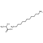 CAS 登录号：7491-20-5， 2-羟基丙酸-1-十二烷胺(1:1)