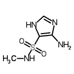 CAS#: 749164-79-2, 4-Amino-N-methyl-1H-imidazole-5-sulfonamide