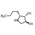 CAS#: 749188-30-5, (2R,3S,4S)-2-Butyl-3,4-pyrrolidinediol
