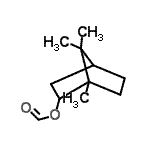 CAS#: 7492-41-3, 1,7,7-Trimethylbicyclo[2.2.1]hept-2-yl formate