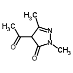 CAS 登录号：74937-11-4， 4-乙酰基-2,5-二甲基-2,4-二氢-3H-吡唑-3-酮
