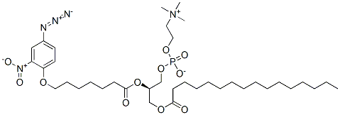 CAS 登录号：74970-86-8， [(2R)-2-[7-(4-叠氮基-2-硝基苯氧基)庚酰氧基]-3-棕榈酰氧基丙基]2-三甲基铵乙基磷酸酯盐