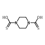 CAS#: 749815-45-0, 1,4-Piperazinedicarbothioic S-acid