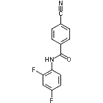 CAS#: 749910-71-2, 4-Cyano-N-(2,4-difluorophenyl)benzamide