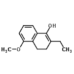 CAS#: 750540-64-8, 2-Ethyl-5-methoxy-3,4-dihydro-1-naphthalenol