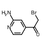 CAS#: 750571-38-1, 1-(2-Amino-4-pyridinyl)-2-bromoethanone