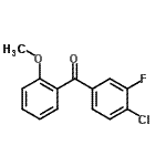 CAS#: 750633-56-8, (4-Chloro-3-fluorophenyl)(2-methoxyphenyl)methanone