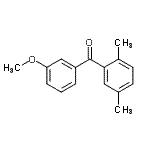 CAS#: 750633-71-7, (2,5-Dimethylphenyl)(3-methoxyphenyl)methanone