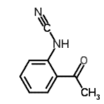 CAS#: 75106-14-8, (2-Acetylphenyl)cyanamide