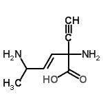 CAS#: 751429-41-1, (3E)-2,5-Diamino-2-ethynyl-3-hexenoic acid