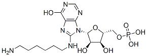 CAS#: 75204-34-1, [(2R,3S,4R,5R)-5-[8-(6-Aminohexylamino)-6-Oxo-3H-Purin-9-Yl]-3,4-Dihydroxyoxolan-2-Yl]Methyl Dihydrogen Phosphate