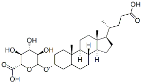CAS#: 75239-91-7, (2S,3S,4S,5R,6R)-3,4,5-Trihydroxy-6-[[(3S,5R,8R,9S,10S,13R,14S,17R)-17-[(2R)-5-Hydroxy-5-Oxopentan-2-Yl]-10,13-Dimethyl-2,3,4,5,6,7,8,9,11,12,14,15,16,17-Tetradecahydro-1H-Cyclopenta[a]Phenanthren-3-Yl]Oxy]Oxane-2-Carboxylic Acid