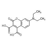 CAS 登录号：75240-77-6， 7-(二乙基氨基)-2-氧代-2H-苯并吡喃-3,4-二甲酸