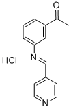 CAS#: 75273-96-0, 1-[3-(Pyridin-4-Ylmethylideneamino)Phenyl]Ethanone Hydrochloride