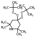 CAS 登录号：75279-29-7， 2,2,6,6-四甲基-4,4-二[(2-甲基-2-丙基)过氧]哌啶