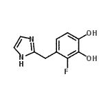CAS#: 752943-34-3, 3-Fluoro-4-(1H-imidazol-2-ylmethyl)-1,2-benzenediol