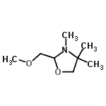 CAS 登录号：752948-10-0， 2-(甲氧基甲基)-3,4,4-三甲基-1,3-恶唑烷