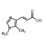 CAS 登录号：752983-79-2， (2E)-3-(1,5-二甲基-1H-咪唑-4-基)丙烯酸
