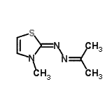 CAS#: 753011-53-9, (2E)-2-(Isopropylidenehydrazono)-3-methyl-2,3-dihydro-1,3-thiazole