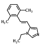 CAS#: 753403-92-8, 5-[(E)-2-(2,6-Dimethylphenyl)vinyl]-1-ethyl-1H-imidazole