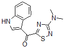 CAS#: 75351-10-9, (3-Dimethylamino-1,2,4-Thiadiazol-5-Yl)-(1H-Indol-3-Yl)Methanone