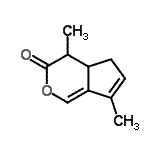 CAS 登录号：75364-51-1， 4,7-二甲基-4a,5-二氢环戊烯并[c]吡喃-3(4H)-酮