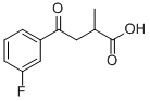 CAS 登录号：75380-94-8， 2-甲基-4-氧代-4-(3'-氟苯基)丁酸