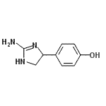 CAS#: 754126-21-1, 4-(2-Amino-4,5-dihydro-1H-imidazol-4-yl)phenol