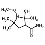 CAS 登录号：754130-76-2， 1-甲氧基-2,2,5,5-四甲基-3-吡咯烷甲酰胺