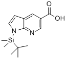 CAS#: 754214-41-0, 1-[(1,1-Dimethylethyl)Dimethylsilyl]-1H-Pyrrolo[2,3-b]Pyridine-5-Carboxylic Acid
