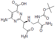 CAS#: 75452-30-1, 6-Amino-2-[(1S)-3-Amino-1-[[3-Amino-2-[(2-Methylpropan-2-Yl)Oxycarbonylamino]-3-Oxopropyl]Amino]-3-Oxopropyl]-5-Methylpyrimidine-4-Carboxylic Acid