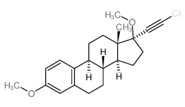 CAS 登录号：7548-44-9， (8S,9S,13S,14S)-17-(2-氯乙炔基)-3,17-二甲氧基-13-甲基-7,8,9,11,12,14,15,16-八氢-6H-环戊并[a]菲