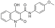 CAS#: 75483-06-6, 2-Hydroxy-N-(4-Methoxyphenyl)-1-Methyl-4-Oxoquinoline-3-Carboxamide