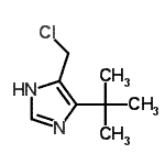 CAS#: 754918-69-9, 4-(Chloromethyl)-5-(2-methyl-2-propanyl)-1H-imidazole