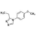 CAS#: 754925-60-5, 3-Ethyl-4-(4-methoxyphenyl)-4H-1,2,4-triazole
