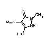CAS 登录号：754930-66-0， 2,5-二甲基-3-硫代-2,3-二氢-1H-吡唑-4-甲腈