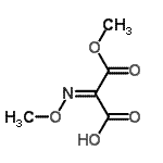 CAS 登录号：754931-56-1， (2E)-3-甲氧基-2-(甲氧基亚胺)-3-氧代丙酸