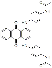 CAS 登录号：75508-31-5， N-[4-[[4-[(4-乙酰氨基苯基)氨基]-9,10-二氧代蒽-1-基]氨基]苯基]乙酰胺