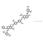 CAS#: 75522-93-9, Tetrasodium 2-[(2-amino-6-{[4'-({6-anilino-5-[(2,5-disulfonatophenyl)diazenyl]-1-hydroxy-3-sulfonato-2-naphthyl}diazenyl)-3,3'-dimethoxy-4-biphenylyl]diazenyl}-5-hydroxy-7-sulfo-1-naphthyl)diazenyl]-5 -nitrobenzoate