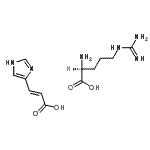 CAS#: 75532-27-3, (2E)-3-(1H-Imidazol-4-yl)acrylic acid - L-arginine (1:1)