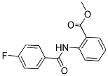 CAS#: 75541-83-2, 2-[[(4-Fluorophenyl)-oxomethyl]amino]benzoic acid methyl ester