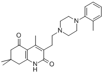 CAS#: 75574-62-8, 4,7,7-Trimethyl-3-[2-[4-(2-Methylphenyl)Piperazin-1-Yl]Ethyl]-6,8-Dihydro-1H-Quinoline-2,5-Dione