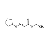 CAS#: 755743-16-9, Ethyl (2E)-[(cyclopentyloxy)imino]acetate