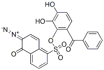 CAS#: 75578-79-9, 5-[6-(Benzoyl)-2,3-Dihydroxyphenoxy]Sulfonyl-2-Diazonionaphthalen-1-Olate