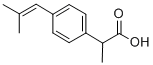 CAS 登录号：75625-99-9， 2-[4-(2-甲基-丙烯基)苯基]丙酸